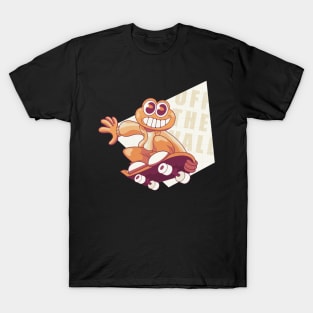 Frog on skateboard T-Shirt